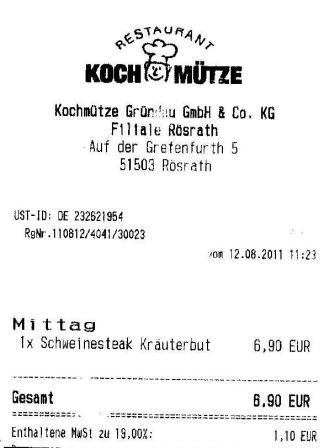 mhin Hffner Kochmtze Restaurant